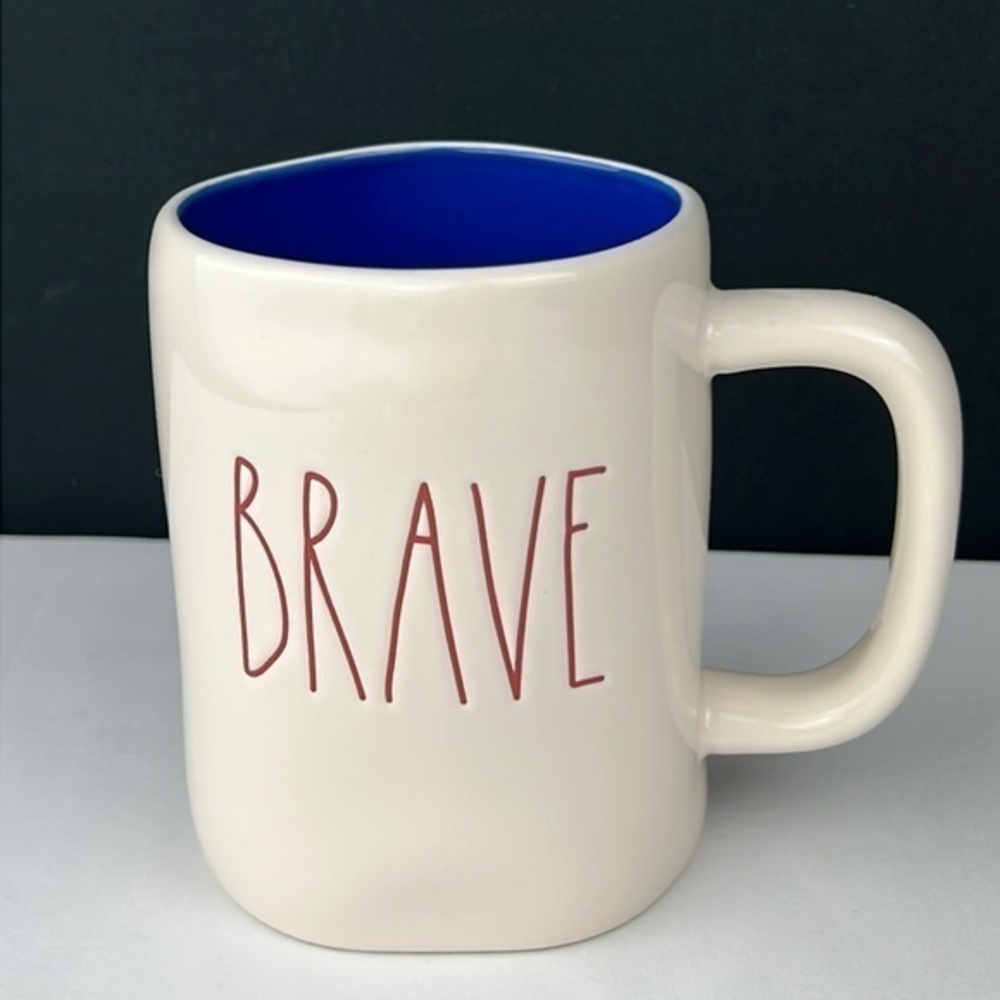 Rae Dunn - 3/$48 - ‘Brave’ ceramic mug. NWT. Firm unless bundled!